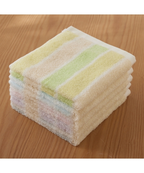 ニッセン（nissen） ハンドタオル ハンカチ 無撚糸めちゃふわ