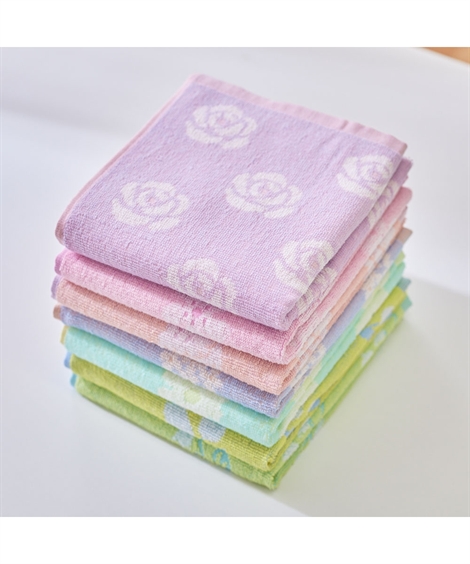 ニッセン（nissen） フェイスタオル 1週間のジャカード フェイス