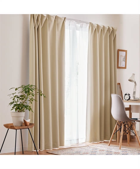 ニッセン（nissen） カーテンレース セット 4枚組 カーテン 1級遮光