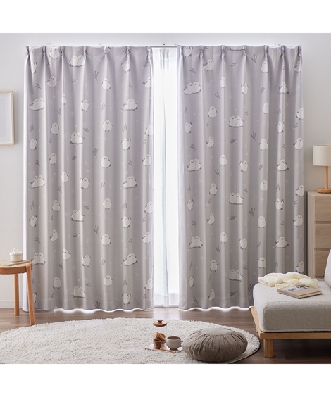 ニッセン（nissen） カーテンレース セット 4枚組 カーテン 1級遮光 遮