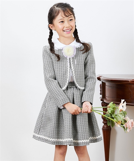 ニッセン（nissen） フォーマル スーツ 子供服 キッズ 卒園 入学 4点