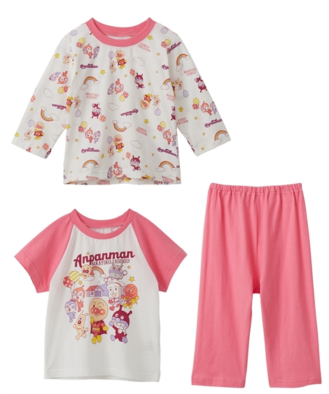 ニッセン（nissen） パジャマ 子供服 ベビー アンパンマン 長袖 半袖