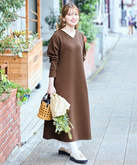 ニッセン（nissen） ワンピース ロング マキシ レディース カノコ