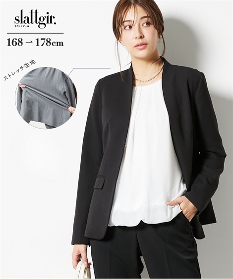 ニッセン（nissen） ジャケット アウター トールサイズ レディース 高