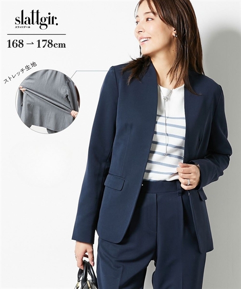 ニッセン（nissen） ジャケット アウター トールサイズ レディース 高