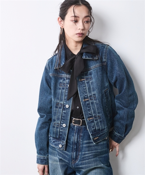 ニッセン（nissen） ジャケット アウター レディース 綿100％ デニム