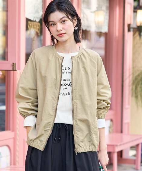 ニッセン（nissen） ジャケット アウター レディース ノーカラー 春 秋