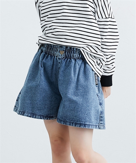 ニッセン（nissen） 子供服 キッズ ハートボタン キュロット 女の子 春