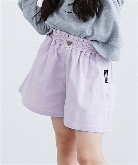 ニッセン（nissen） 子供服 キッズ ハートボタン キュロット 女の子 春