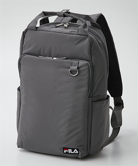 FILA（フィラ） レディース ロゴ入ボンディング リュック サック A4 