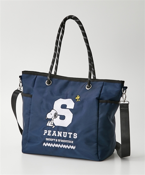 ニッセン（nissen） レディース スヌーピー 10ポケットロゴ刺しゅう