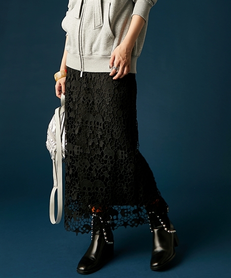 スカート NICENICE MOMENT /LACE KNIT SKIRT 2025SS NICENICE MOMENT /LACE KNIT SKIRT - メルカリ