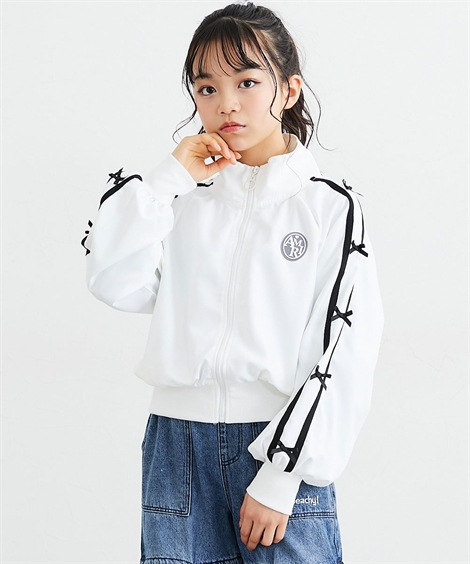 ニッセン（nissen） アウター 子供服 キッズ リボン使いライン