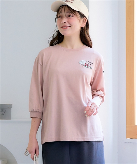 ニッセン（nissen） Tシャツ カットソー レディース すいかねこ 猫