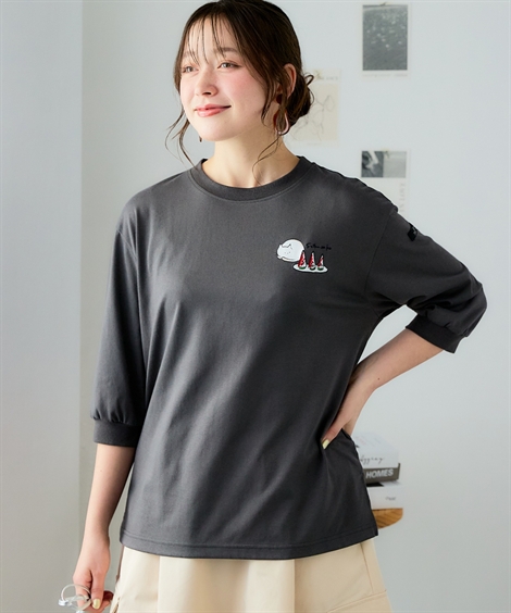 ニッセン（nissen） Tシャツ カットソー レディース すいかねこ 猫