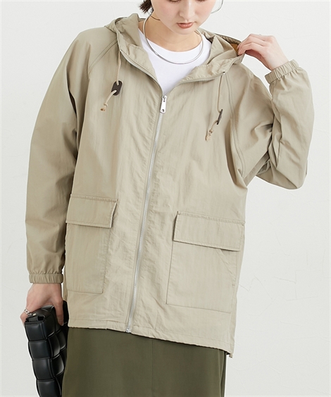 ベージュ フード付き ジャンパー プラスフェニックス +phenix GORE-TEX INFINIUM Down Jacket ダウン