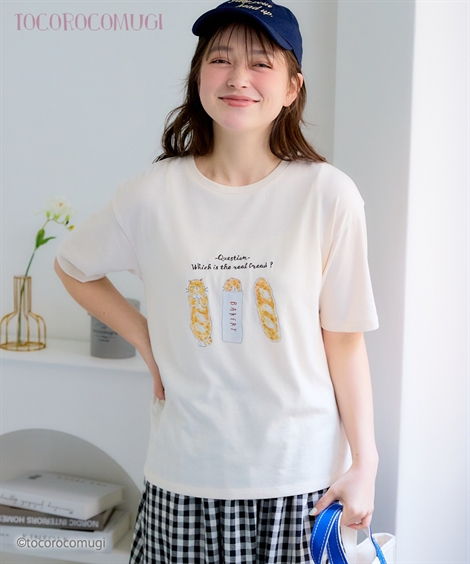 ニッセン（nissen） Tシャツ カットソー レディース トコロコムギ