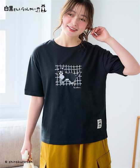 レトセトラ　ガオルト&ネコルト　ブラック　ホワイト　Tシャツ　レディース 2026年最新】レトセトラ tシャツの人気アイテム - メルカリ