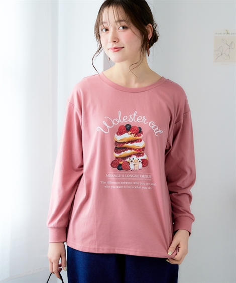タグ付き 未使用  MACHATT カットソータンク ピンク カットソー ニッセン（nissen） Tシャツ カットソー レディース まつばらつむぎ