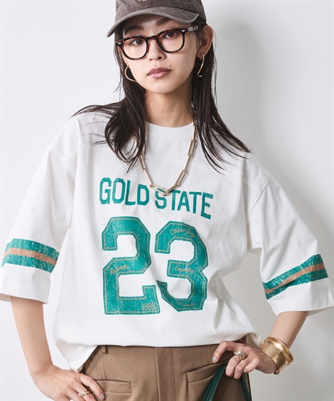 ニッセン（nissen） Tシャツ カットソー レディース 綿100％ 7分袖