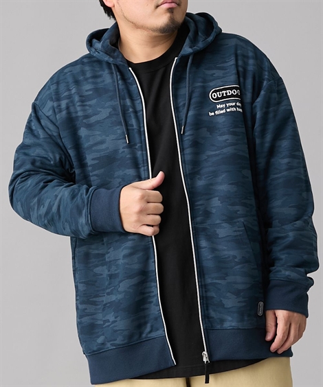 ニッセン（nissen） OUTDOOR パーカー メンズ ダンボールフルジップ 春