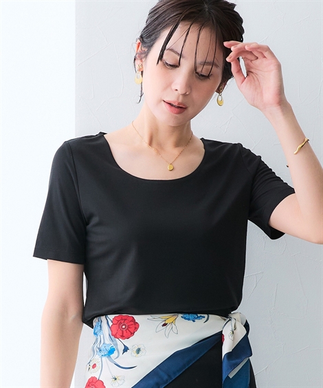 カットソー(半袖/袖なし) SHE Tokyo Monica black size1 SHE Tokyo Monica black size1の通販 by まろまろ's shop｜ラクマ