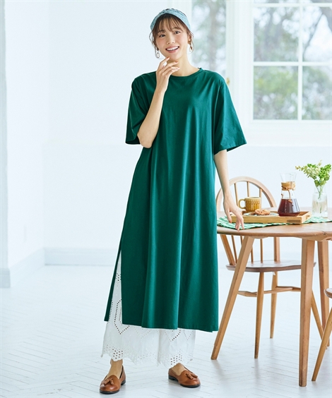 ALENCYサイドスリットワンピース ROXY STAY SUNNY SLIP DRESS サイドスリット ワンピース 【2026年春夏