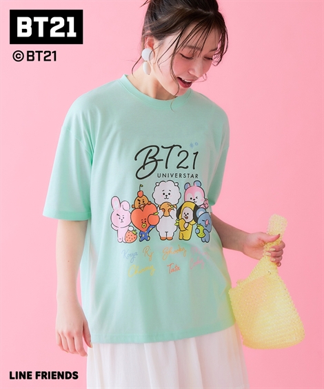 ニッセン（nissen） Tシャツ カットソー レディース BT21 ゆる