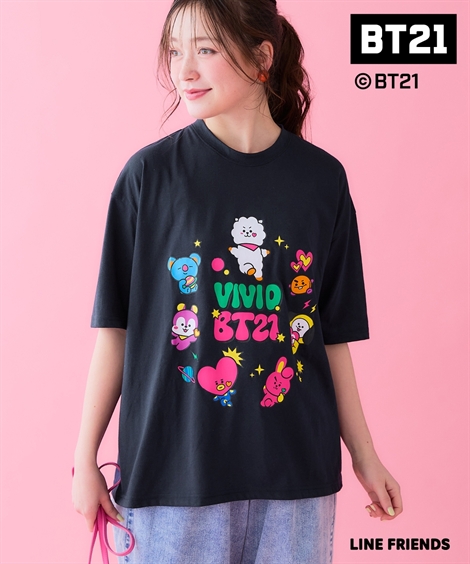 ニッセン（nissen） Tシャツ カットソー レディース BT21 ゆる