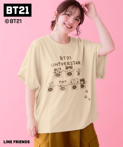 ニッセン（nissen） Tシャツ カットソー レディース BT21 ゆる