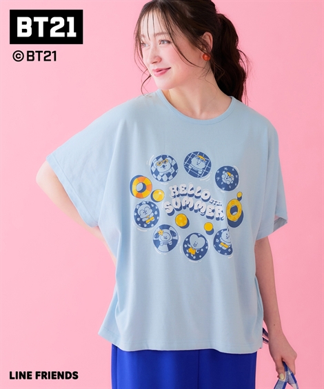 ニッセン（nissen） Tシャツ カットソー レディース BT21 ゆる