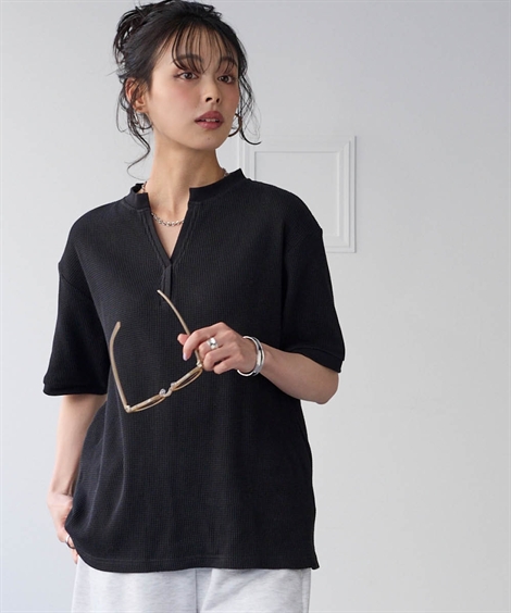 ニッセン（nissen） Tシャツ カットソー レディース 綿100％ ドライ