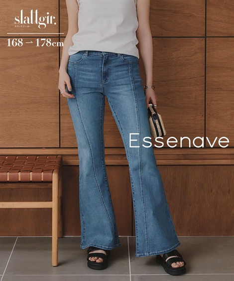 ニッセン（nissen） フレアパンツ ブーツカットパンツ トールサイズ