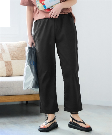 ニッセン（nissen） ストレートパンツ レディース ストレッチ うす軽