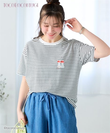 ニッセン（nissen） Tシャツ カットソー レディース トコロコムギ