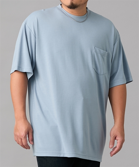 ニッセン（nissen） Tシャツ カットソー メンズ 接触冷感 胸ポケット