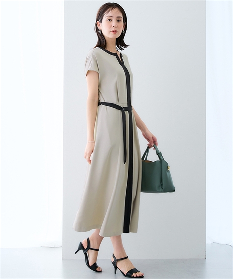 ニッセン（nissen） ワンピース ロング マキシ レディース 美極とろみ
