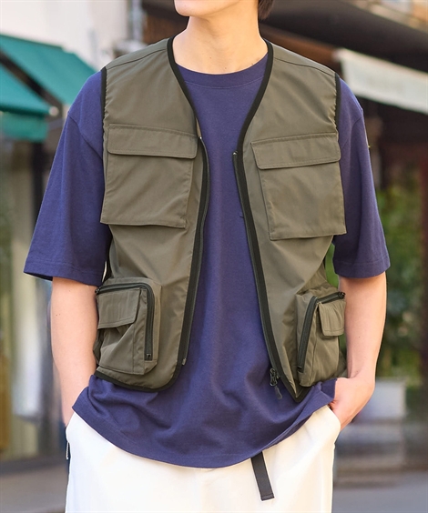 ニッセン（nissen） ベスト メンズ 累計3.4万枚 カバン要らずメッシュ