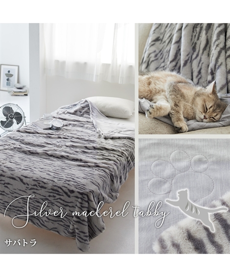 ニッセン（nissen） 猫Feel 毛布 夏用 猫のような肌触り モフモフ