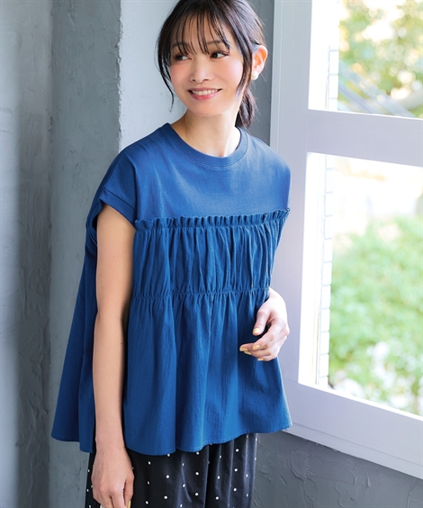 ニッセン（nissen） トップス Tシャツ カットソー レディース 綿100 