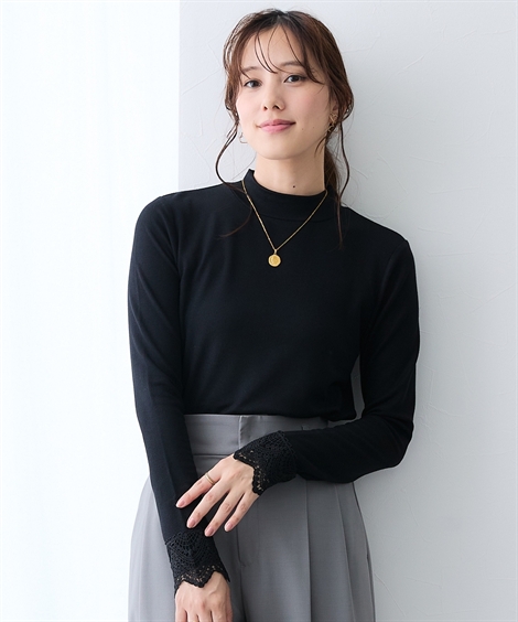 ニッセン（nissen） トップス Tシャツ カットソー レディース 袖口