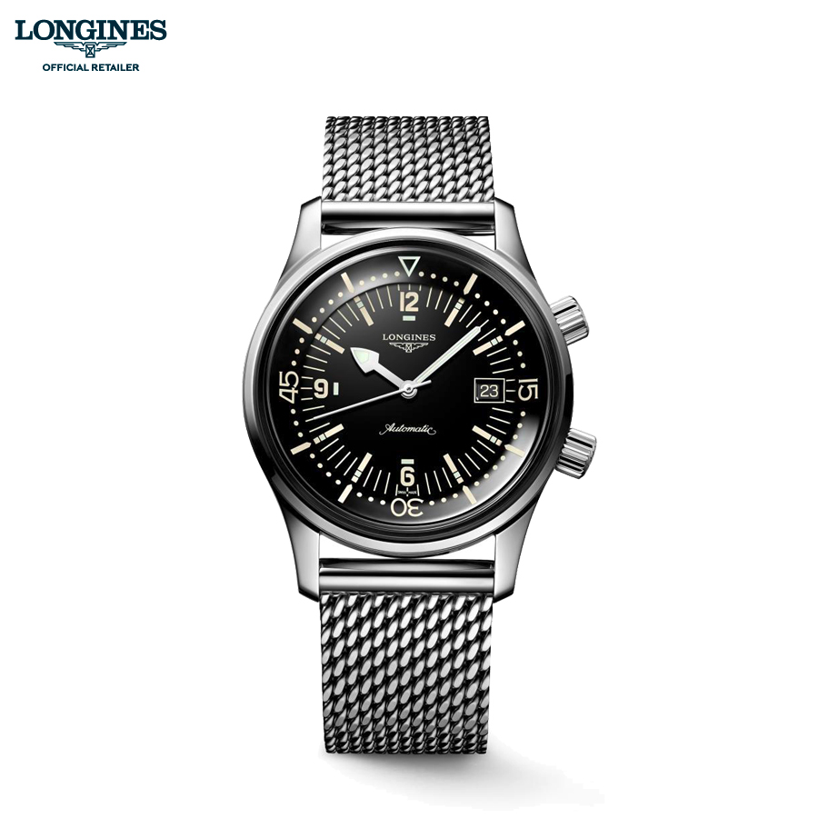 マサアキ　美品・メーカーOH済み　ロンジン　レジェンドダイバー　42mm ロンジン レジェンドダイバー ブラウン 42MM ブレス 正規
