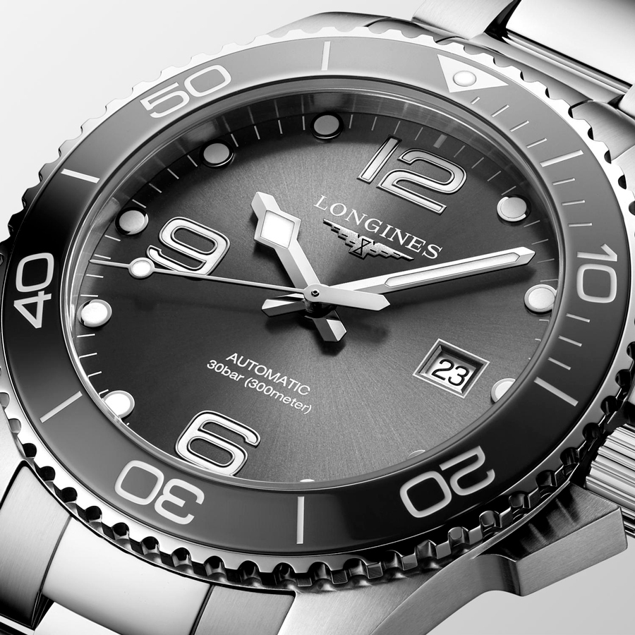 LONGINES ハイドロコンクエスト 41mm ハイドロコンクエスト 自動巻、ステンレススティール＆イエロー