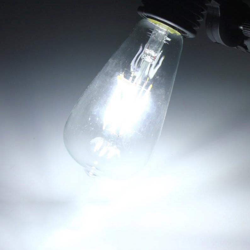 LEDフィラメント電球 エジソン電球 LED電球 60W相当 E26 クリアタイプ 全方向型 LED透明電球 ledクリア電球 電球色 昼光色 10個セット｜nissin-lux｜03