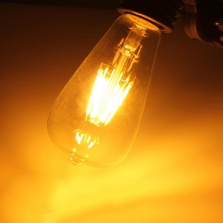 LEDフィラメント電球 エジソン電球 LED電球 60W相当 E26 クリアタイプ 全方向型 LED透明電球 ledクリア電球 電球色 昼光色 10個セット｜nissin-lux｜02