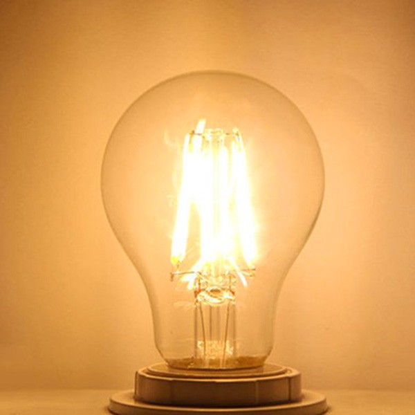 LEDフィラメント電球 エジソン電球 LED電球 60W相当 E26 クリアタイプ 全方向型 LED透明電球 ledクリア電球 電球色 昼光色 2個セット送料無料｜nissin-lux｜02