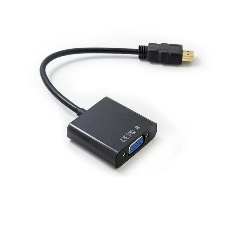 HDMI to VGA 変換 アダプタ DSub 15ピン RGB 変換 コネクタ 電源不要 ケーブル プラグ 音声無し｜nissin-shop｜02
