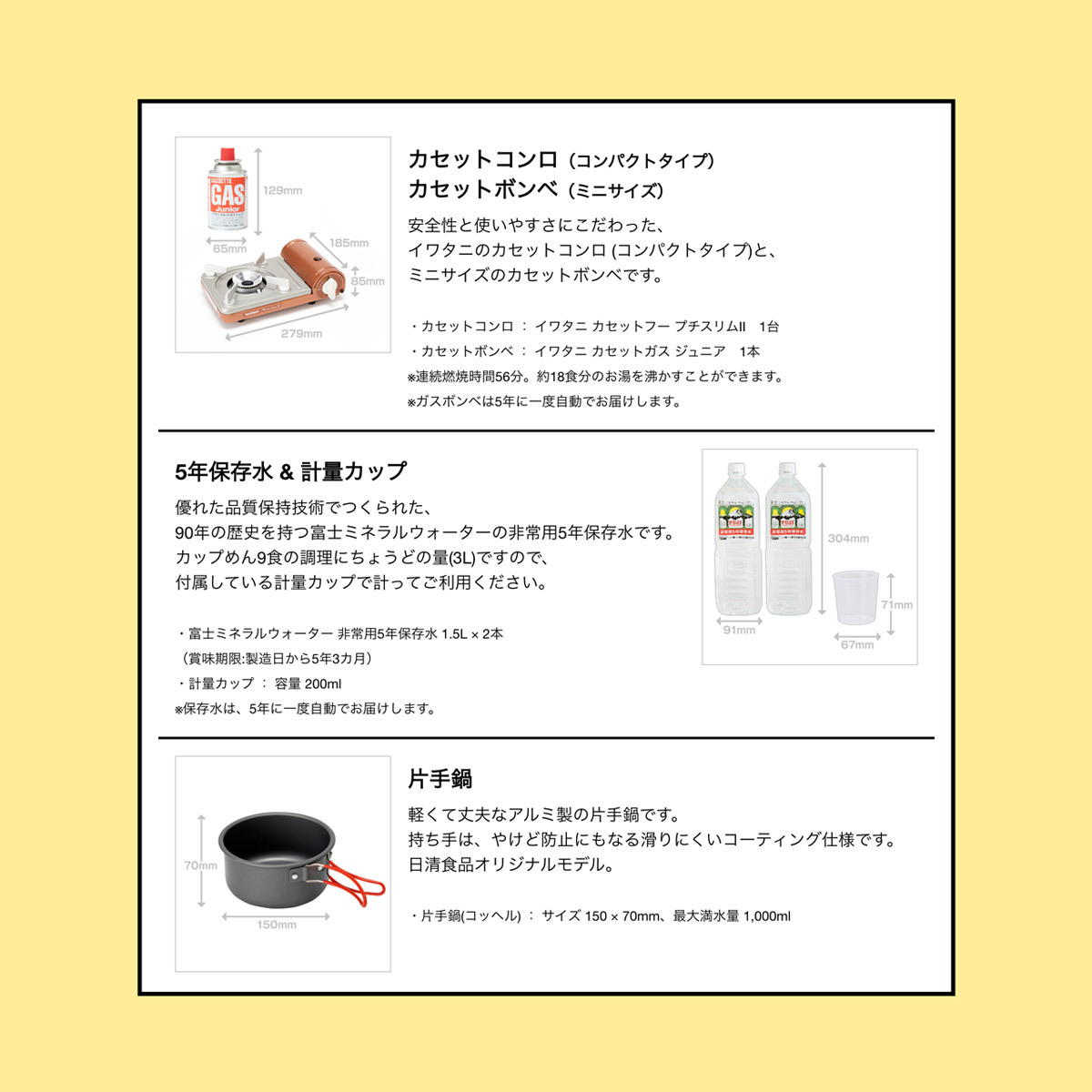 日清食品 カップヌードル ローリングストックセット(単品購入)非常用