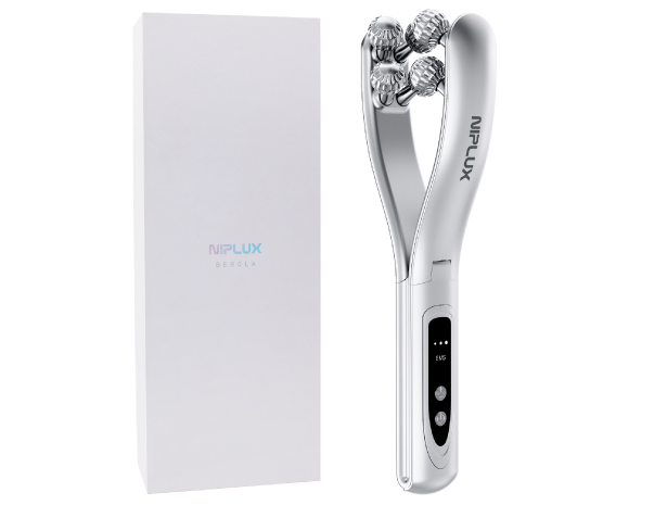 EMS美顔ローラー 美顔器 NIPLUX BEROLA リフトケア 美容ローラー フェイスローラー 顔マッサージ 美容家電 Ｙ字型 ラジオ波 RF プレゼント バレンタイン ギフト