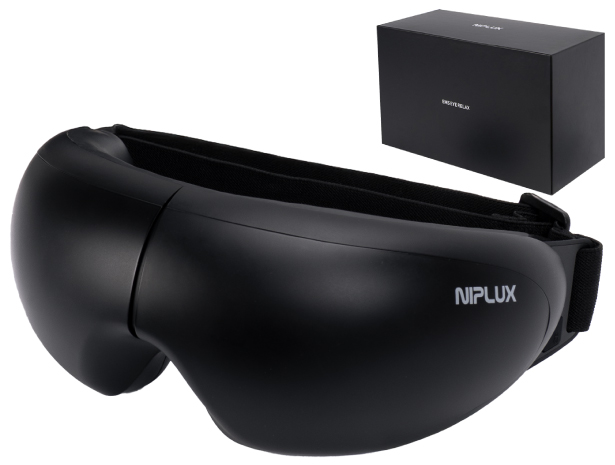 EMSアイマッサージャー ホットアイマスク NIPLUX EMS EYE RELAX 目元美顔器 目元ケア 充電式 マッサージ器 小型 睡眠グッズ 父の日 プレゼント ギフト